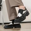 Fashion High Quality Men Artificial Leather Platform Oxfords Shoes Luxury Lace-Up Thick Soled Male Shoes Fashion Street Men Casual Shoes