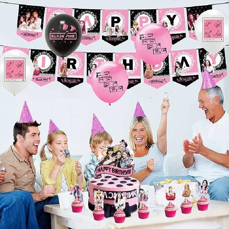 Celebrity-themed Birthday Party Decorations Star Pull Flag Cake Insert Scene Arrangement