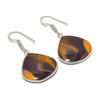 Natural Mookaite Gemstone Handmade 925 Sterling Silver Earring 1.62" AE-11412