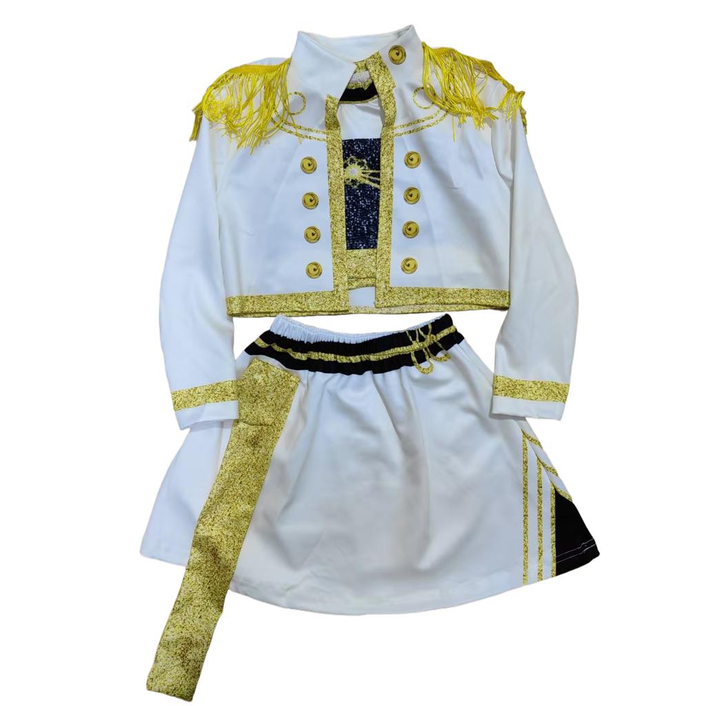 Barn Rumi Mira Zoey Cosplay KPop Demonjegere Jentekostyme K Pop Huntrix Gullkostyme Barn Halloweenfest Klær Antrekk