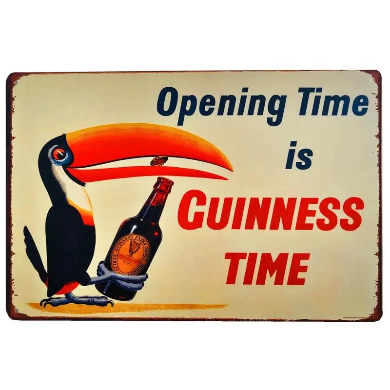 Vintage Beer Metal Sign Decorative Plaque - Retro Plate for Wall - Ideal for Bar Pub Club Dad's Garage Workshop Poster Decor