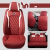 Cartoon Faux Leather Car Seat Covers for SUV Pick-up Truck Sedan Universal Breathable Anti-Slip Driver Seat Cushion  (Full Seat)