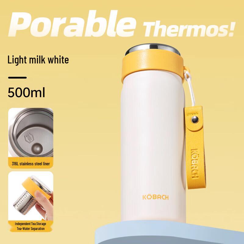 

KOBACH Lohas Series 500ml 316L Stainless Steel Vacuum Thermos