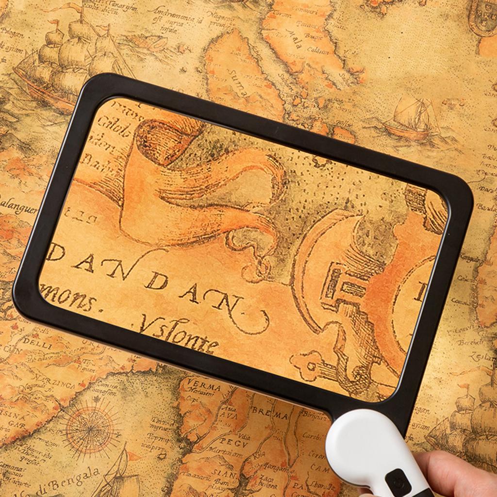 Magnifying Glass with Light Handheld Magnifying Glass Lighted Magnifier Illuminated Magnifying Glass for Low-Vision