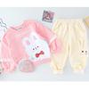 New Spring Autumn Baby Clothes Suit Children Girls Fashion Cartoon T-Shirt Pants 2Pcs/Set Toddler Sports Costume Kids Tracksuits