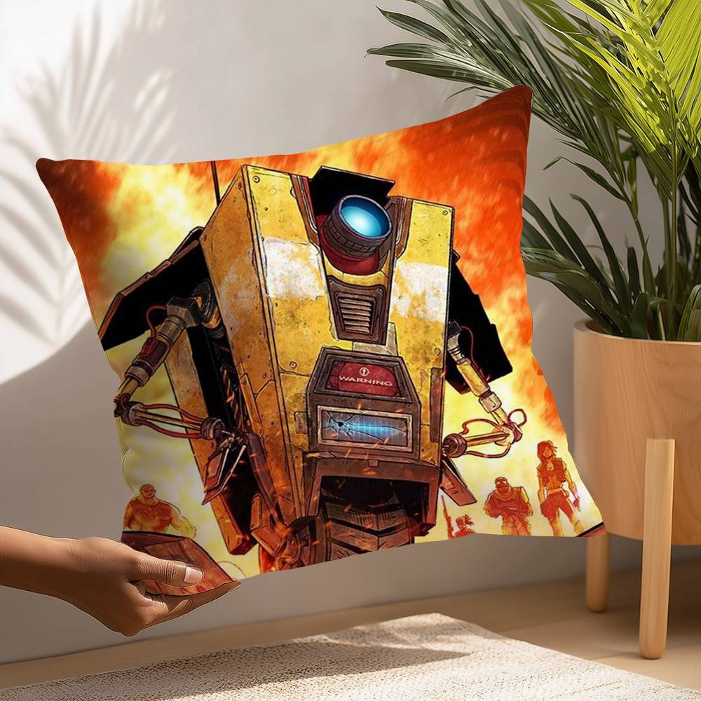 B-Borderlands Game Pillow Case Plush Fabric Soft  Pillowcase Double Sided Print Cushion Cover Household Gifts