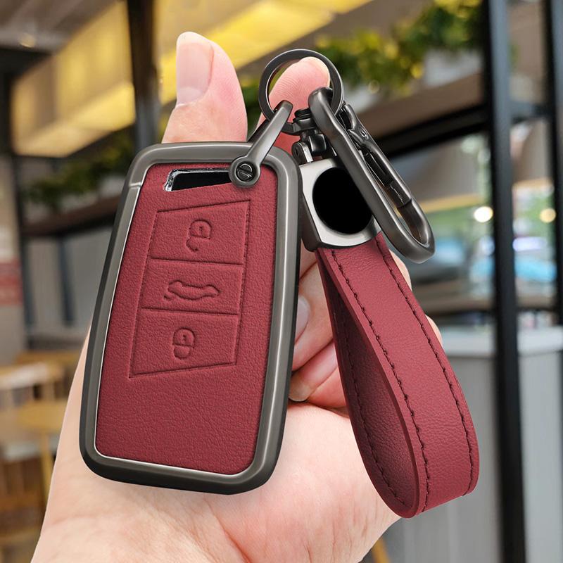 Zinc alloy car key cover, suitable for Volkswagen Passat B8, Tiguan, Skoda Kodiaq, Fabia, Caracal, Opel Astra, SEAT car keychain