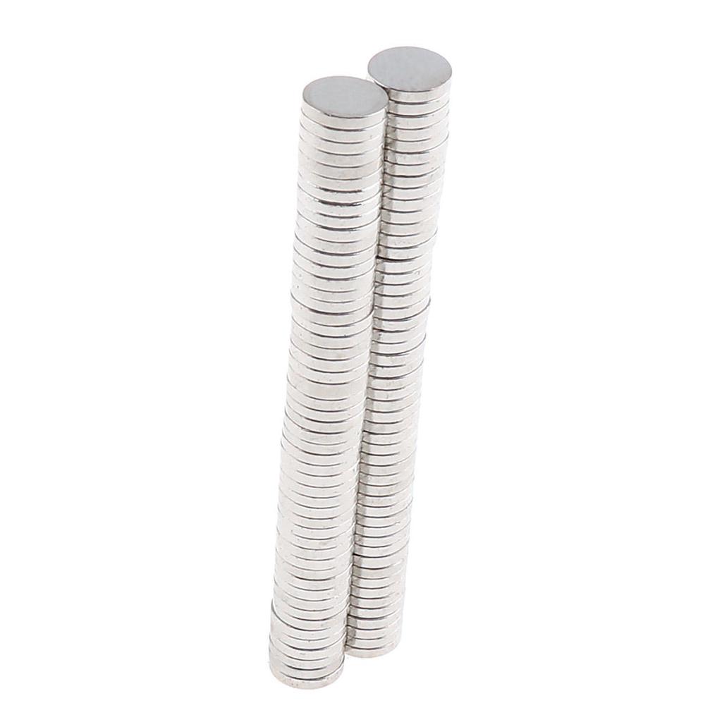 100pcs 5 x 1MM Mini Lodestone Magnet Magnetic Steel Small Round N35 for Home / Office / Laboratory