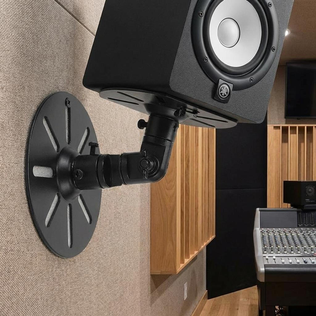 Ceiling Speaker Mount, Swivel WallMounted Bracket, Universal Rotating Wall Degree S