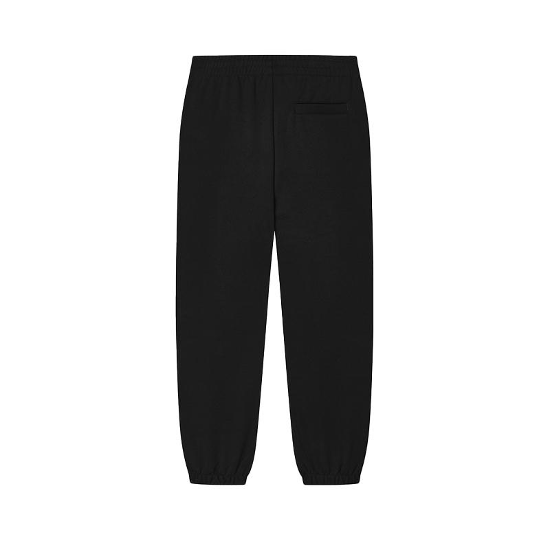 New FILA Knitted Sweatpants Men's Jet Black F11M439605FBK