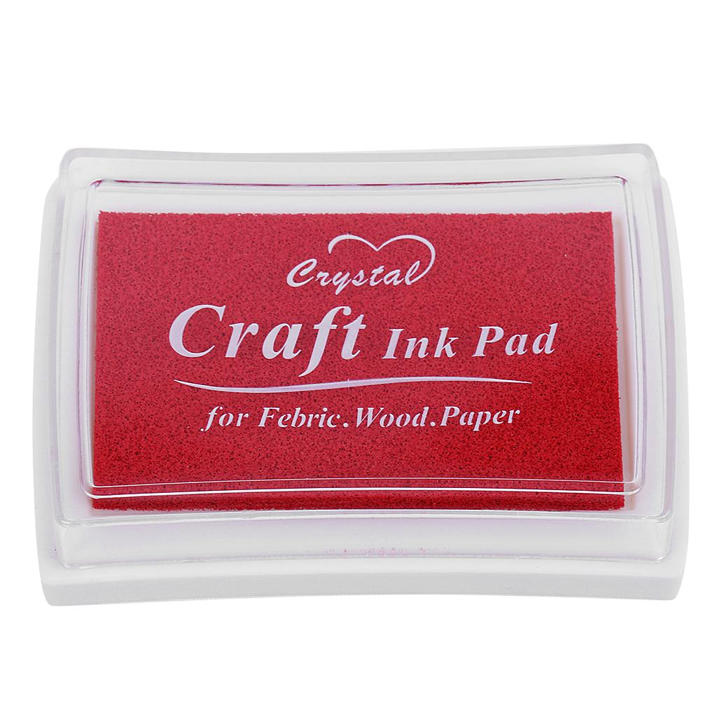 Colorful Stamp Partner Ink Pad for Mini Stamp Wood Paper Craft Kit Useful Kit for Paper Crafts Card Letter Decoration
