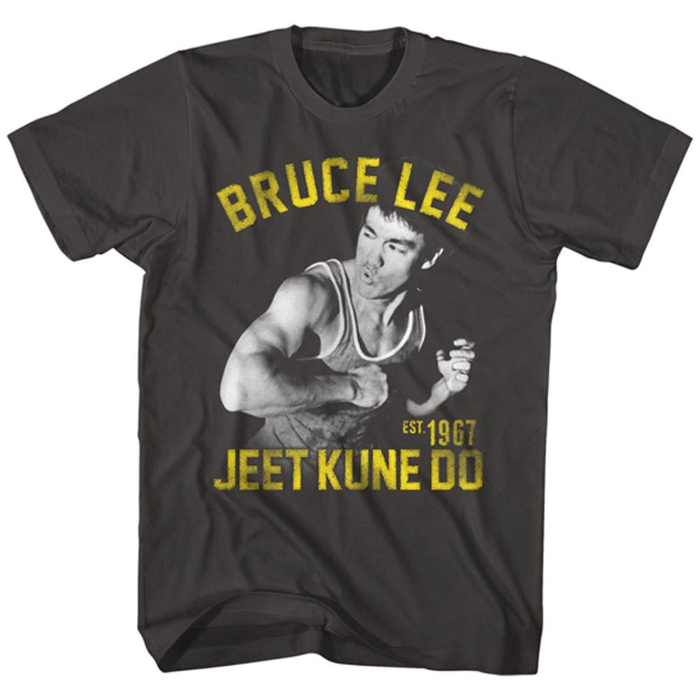 Men s Bruce Lee Action T-shirt Large Smoke L