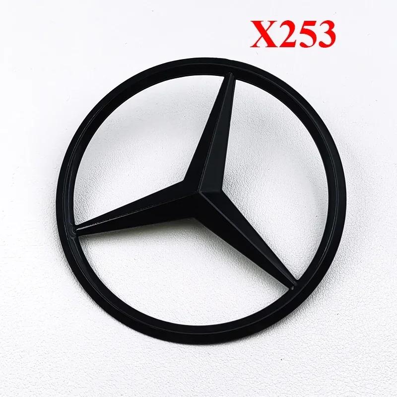 AABGV1 3D ABS Black GLC63S Logo Letters V8 BITURBO 4MATIC Badge Car Rear Star Sticker Trunk AMG Emblem For Mercedes Benz GLC AMG X253