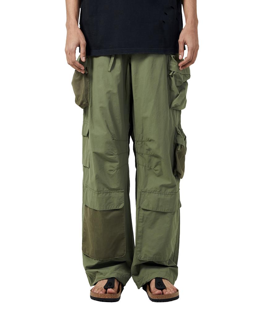 BIG UNION Mesh Cargo Pants / Khaki