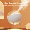 Umidificatore d'aria Orso Spaziale 260 ml Diffusore di Nebbia d'Acqua USB con Lampada LED per Casa Stanza Umidificatore Aroma Ultrasuoni Elettrico Silenzioso