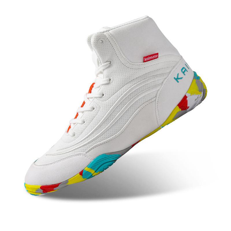 

2025 Боксерки средней высоты Pro Унисекс Мальчик Девочка Борьба Дзюдо Кроссовки для ударов Размер 32-38 Дышащие Обувь для тренировок в зале 38