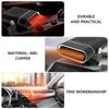 Portable 24V Car Heater Fan Defroster 360° Rotating Windshield Heater Compact Vehicle Heating System for Foggy Days