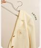 Short-neck Non-slip Clothes Hanger: Skin-feel Film, No Marks, Prevents Shoulder Bumps, Ideal for Home Storage and Organization.