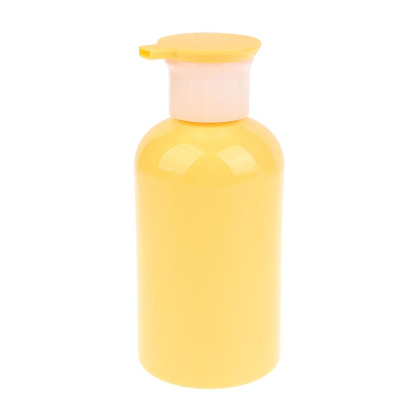 300ml Travel Toiletries Containers Portable Shampoo Bottles Empty Press-on Lotion Pump Bottles Empty Plastic Separate Case
