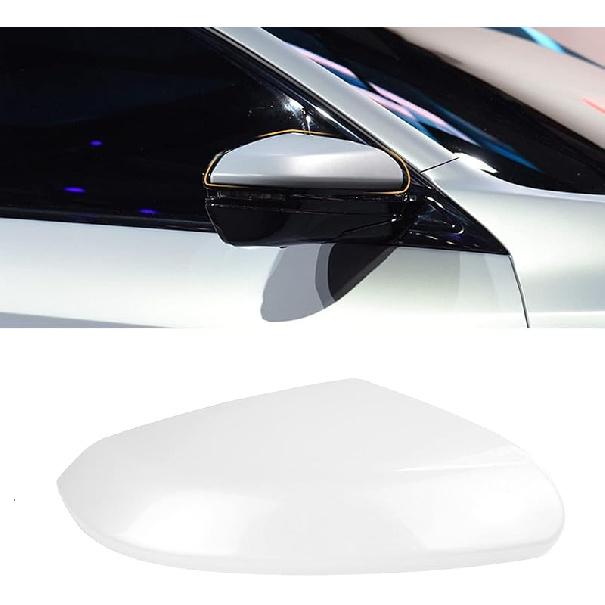 Moonlinks Compatible With 2016- Honda Civic Side Mirror Cover Replacement,Glossy Black LH & RH Side Door Rearview Mirror Cap Trim For 10Th Gen