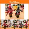 Cozy Christmas Sweater Wine Bottle Set Decorative Knit Table Atmosphere Decor