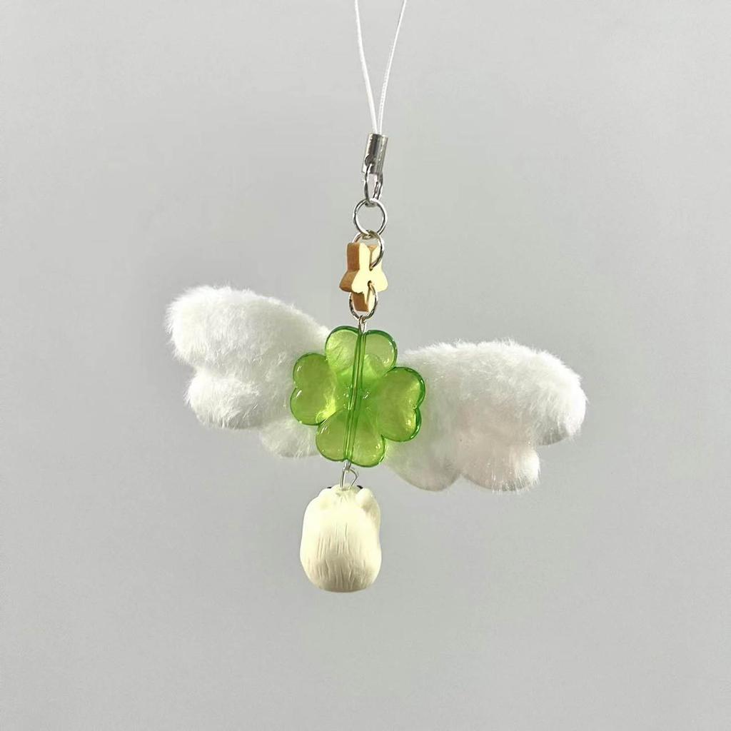 Eleganter Perlenanhänger für Mobiltelefone Modischer Schlüsselanhänger Bunte Murmeltierform Schlüsselanhänger-Accessoire für Telefone und Handtaschen