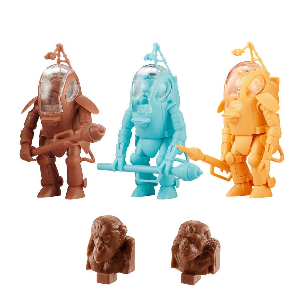 Kaiyodo Artpla ARTPLA of Ape Scale Unpainted Plastic Model Kit P.K.A. (Set 3) P.K. 1/35