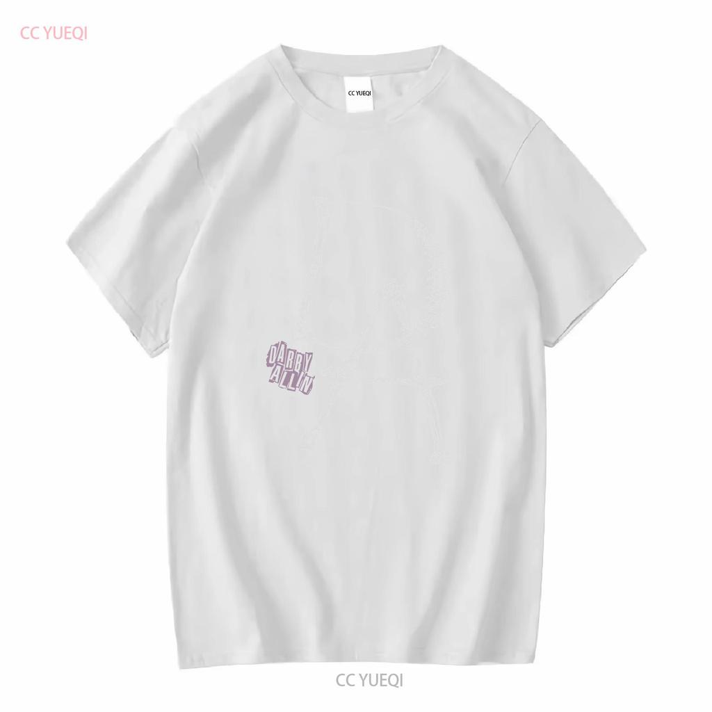 Darby Allin Anpassung AEW Offizielles T-Shirt lange oder kurze Ärmel Vintage Gewaschen Leicht Atmungsaktiv Mann Dehnbar Vielseitig