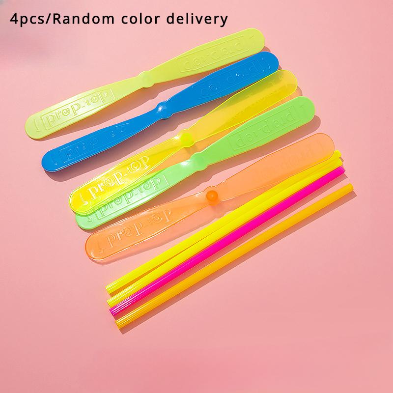 4шт бамбуковая игрушка-вертолет из бамбуковой стрекозы — фото 4