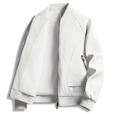 Baseballkragen Jacke Herren Herbst Neu Lässige Jacke Herren Locker Gutaussehend Modisch Vielseitiges Oberteil