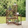 VidaXL Flower Stand 62.5x61.5x101.5 Cm Solid Fir Wood 362883