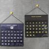 Reusable Wall Hanging Calendar Bag Non-woven Fabric Calendar Bag Storage Bags Bathroom
