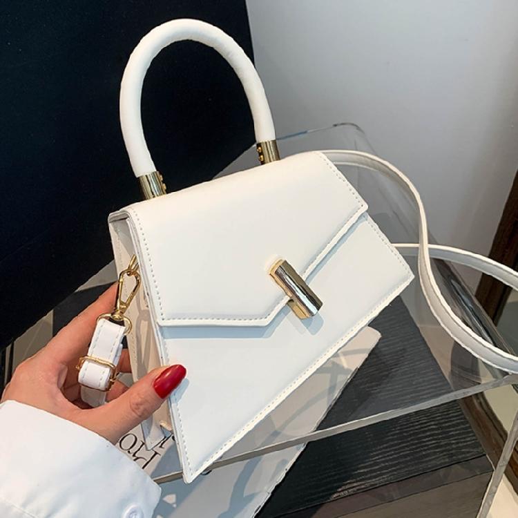 Fashionable & Versatile Bag Durable Lock Buckle Handbag Tote for Work & Shopping