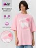 T-shirt in cotone con stampa oversize