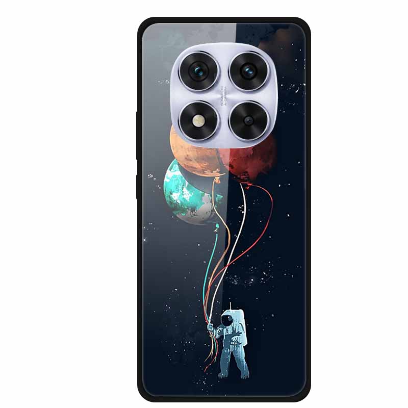Hard Back Cover For Xiaomi Redmi Note 14 Pro 5G Case Soft Bumper Tempered Glass Case For Redmi Note 14 Pro 4G Case Note14 Pro