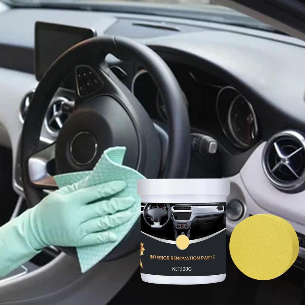 Car Interior Polish | Car Interior Dashboard Restorer - Interior Refurbishing Paste, Interior