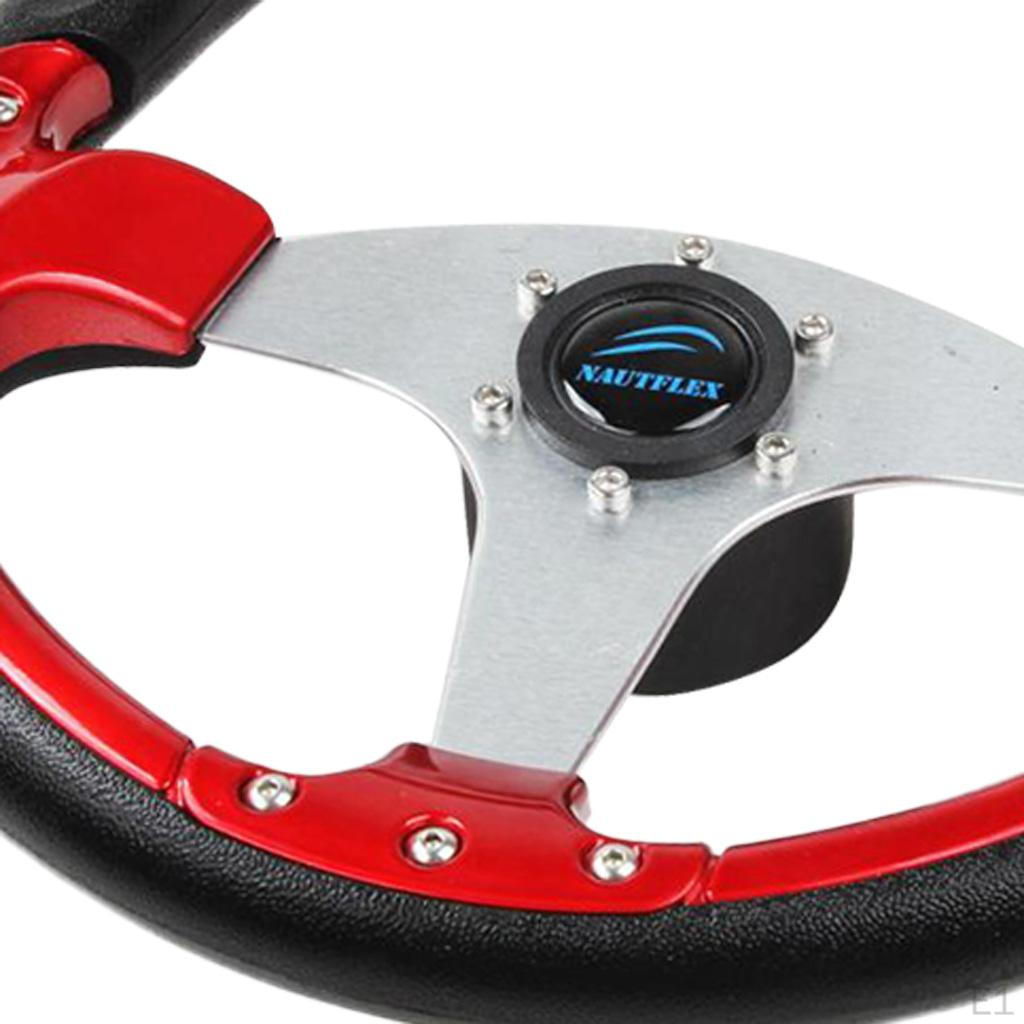 350 Yacht Boat Steering Wheel 3 Spoke Steel for Pontoon