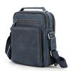 Neuer Eingang Herren Vintage Crazy Horse Rindsleder Echtleder Tasche Multifunktional Dual-Use Lässige Handtasche Schulter Crossbody Tägliche Umhängetasche