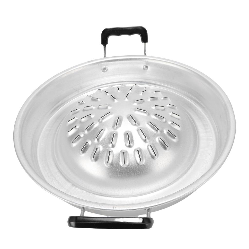 Thajský BBQ grilovací pánev 2 v 1 Nepřilnavý Rovnoměrné zahřívání Hliníkový horký hrnec Gril Pánev na dřevěné uhlí pro vnitřní i venkovní použití