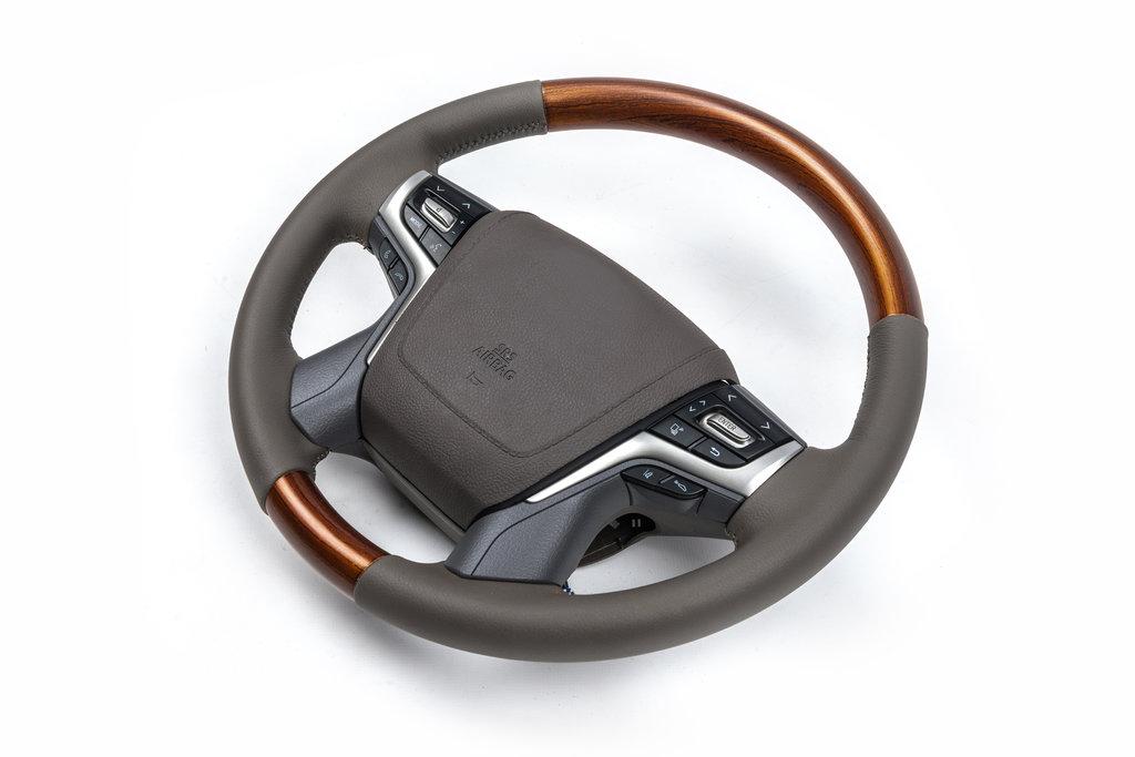 Montaż kierownicy (jasne drewno) Dla Toyota Land Cruiser Prado 150