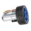 DIY Encoder Gear Motor with Mounting Bracket 65mm Wheel Kit for Smart Car Robot DC6V