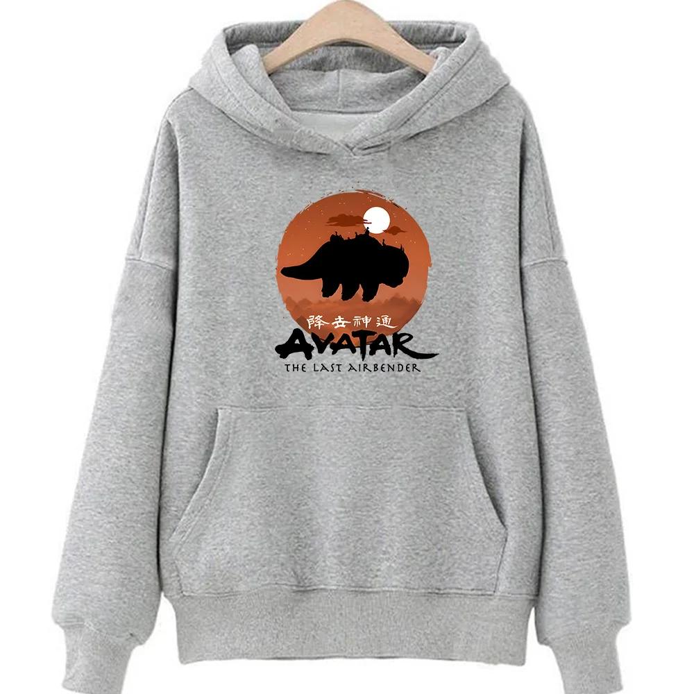 Avatar: Der Herr der Elemente Hoodie Comic Langarm Casual Sweatshirt Grafikdruck Bequeme Kleidung Ropa Mujer Weicher Hoody
