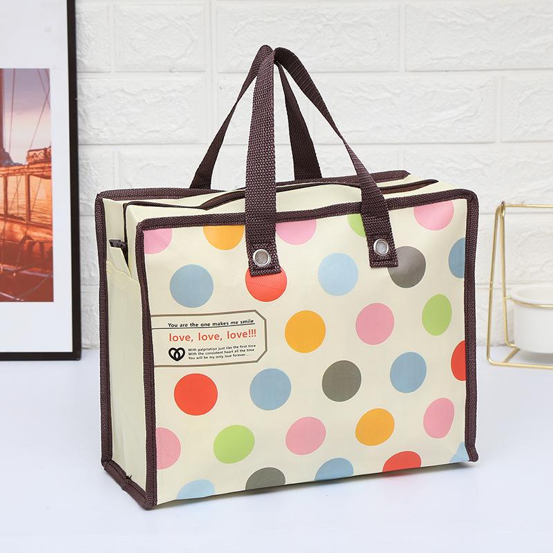 Kleurrijke Cartoon Opvouwbare Non-woven Tote Bag - Modieuze, Draagbare Cadeau/Boodschappentas