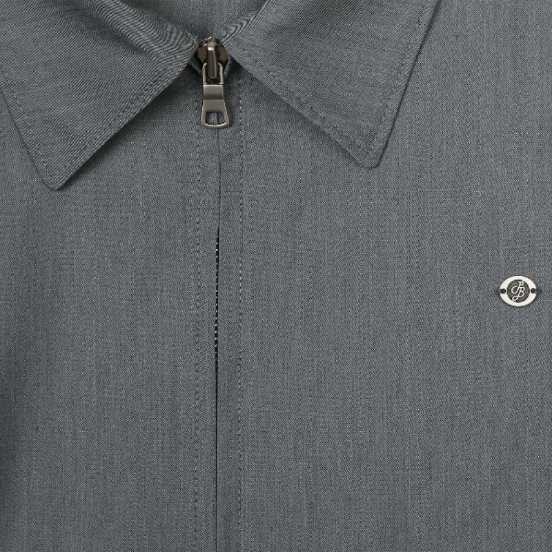 Playboo Cooling Denim Like Jacket Light Grey