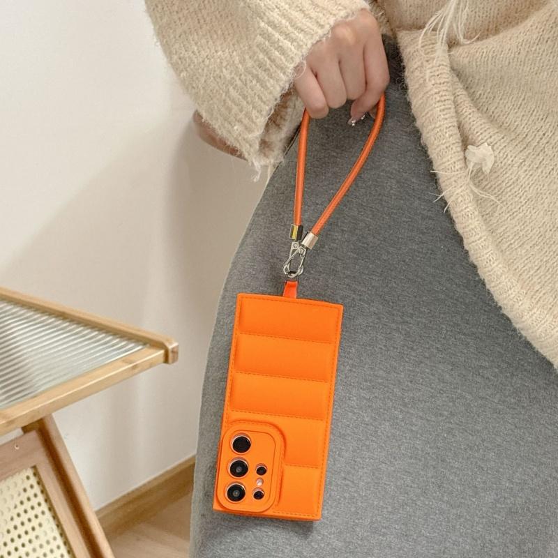 Candy Color Soft Silicone Phone Case For Samsung S25 Ultra S24 FE S23 Plus Liquid Silica Gel Leather Wriststrap Cover For Galaxy S23 Ultra S22 S21 S20