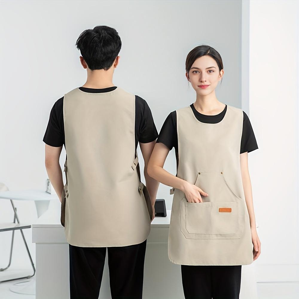 Multifunktionale Arbeitslatzschürze - strapazierfähige Polyestermischung, perfekt für Gartenarbeit und den täglichen Gebrauch, Alltagsschürze | Latzschürze mit verstellbarem Riemen | strapazierfähige Schürze