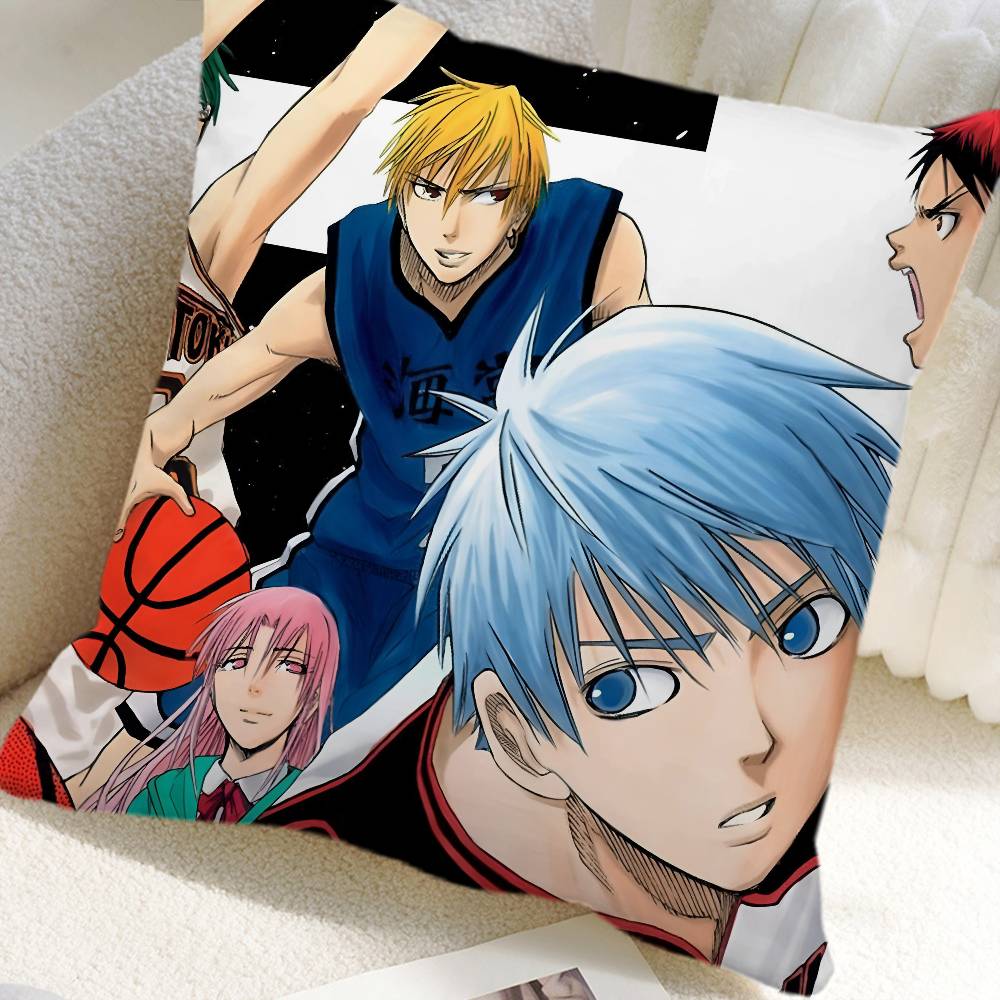 Sports Anime Kurokos Basketball Pillow Case Square Pillow Bedroom Sofa Leisure Comfort Cushion Car Home Decoration