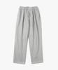 Industry Florence Half-Banding Single-Pleat Denim Wide Pants_Gray