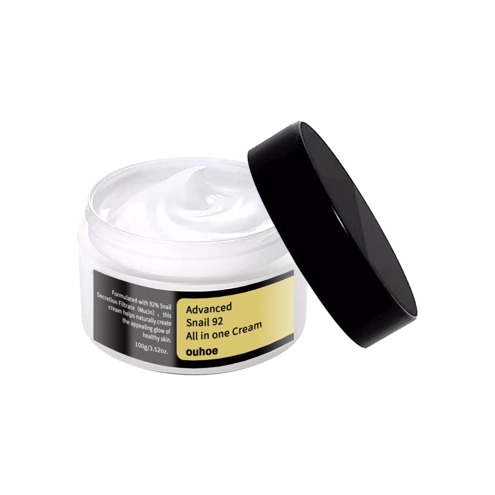 OUHOE Snail Essence Moisturizing Cream Gentle Moisturizing Basic Care Home Facial Daily Moisturizing Care Cream