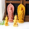 Flexible Silicone Mold Handmade Scented Candle Mould 3D Prayer Shaped Aromatherapy Jewelry Mold Home Decorations